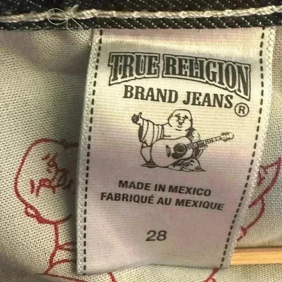 True Religion “Skinny” With Flap Jeans With Distressing And Patches Size 28 EUC! - Picture 9 of 12